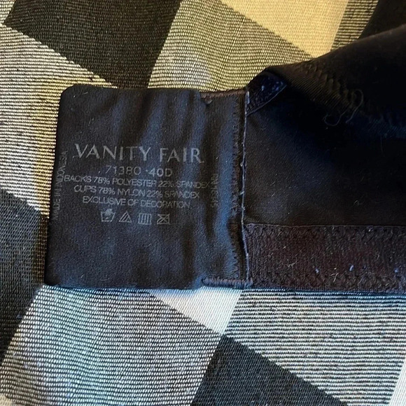 Vanity Fair bra size 40D black - Picture 4 of 4